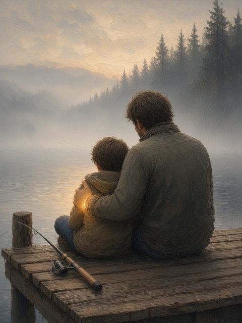 First Light on the Dock