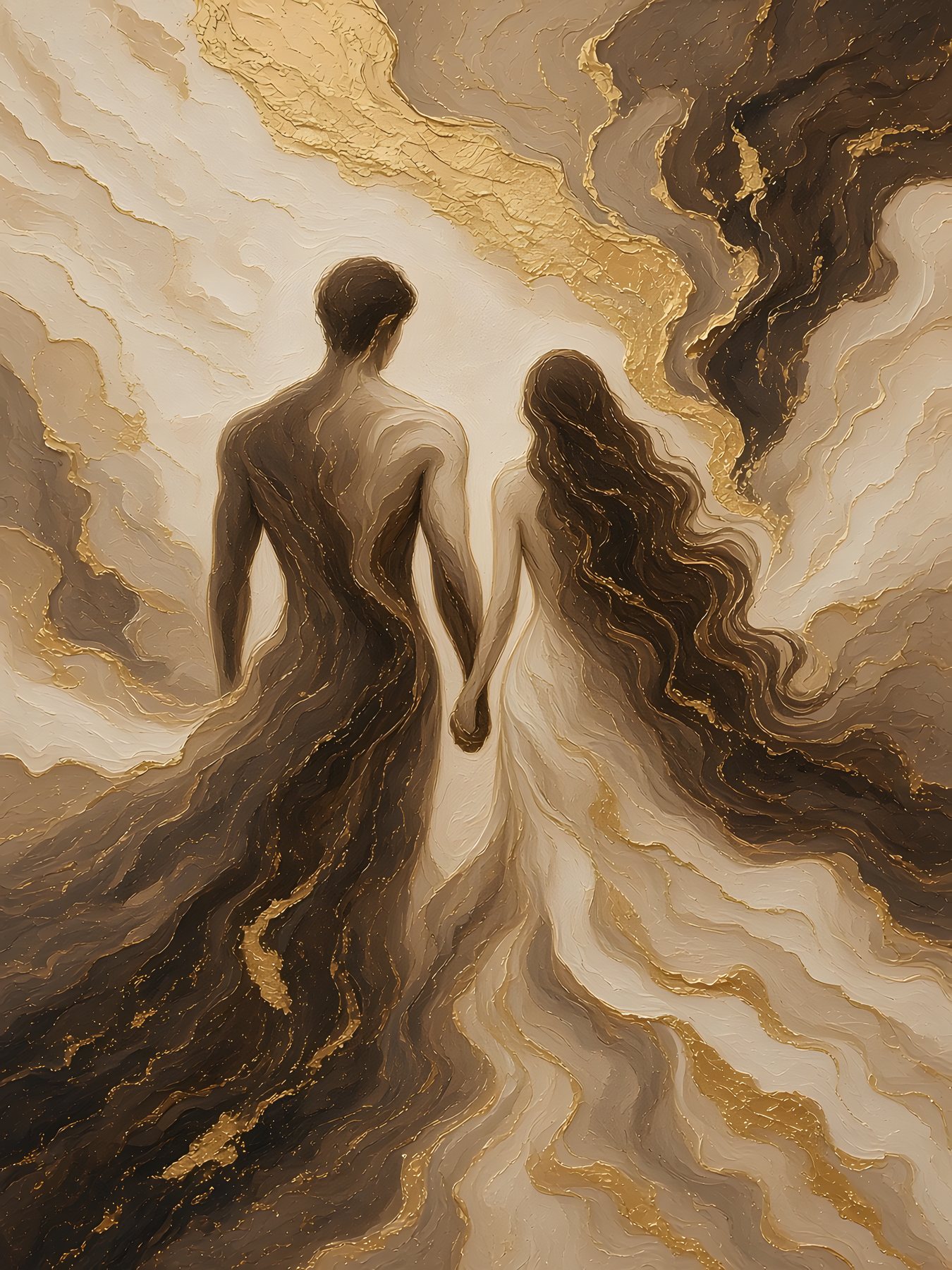 Where the Gold Leads, Gold & Shadow fine art print