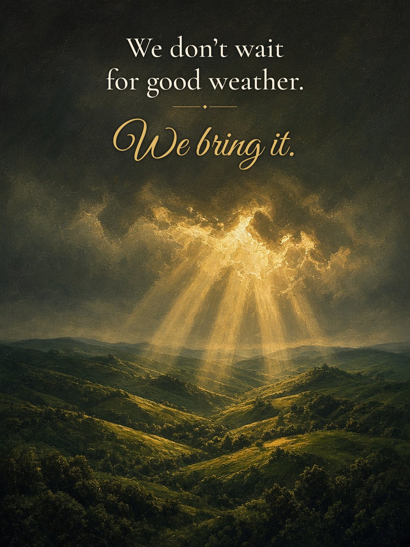 We Bring It, Words to Work By fine art print